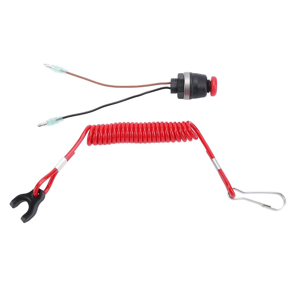 Outboard Safety Stop Switch Lanyard Metal Alloy 3A3068300 for Tohatsu 8 to 115HP Control Box