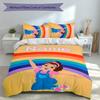 3pcs Custom Name Ms. Rachel Set,Includes 1 Duvet Cover and 2 Pillowcases,All-season Bedroom Decor