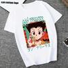 Fashion Anime Hunter X Hunter Killua Zoldyck T Shirt Women Casual Harajuku Short Sleeve Crew Neck Unisex T Shirt Women Clothing