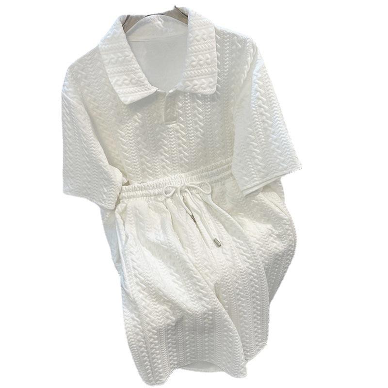 High-End Summer Cotton Fashion Suit: Women's Short Vest & Shorts Casual Sports Set