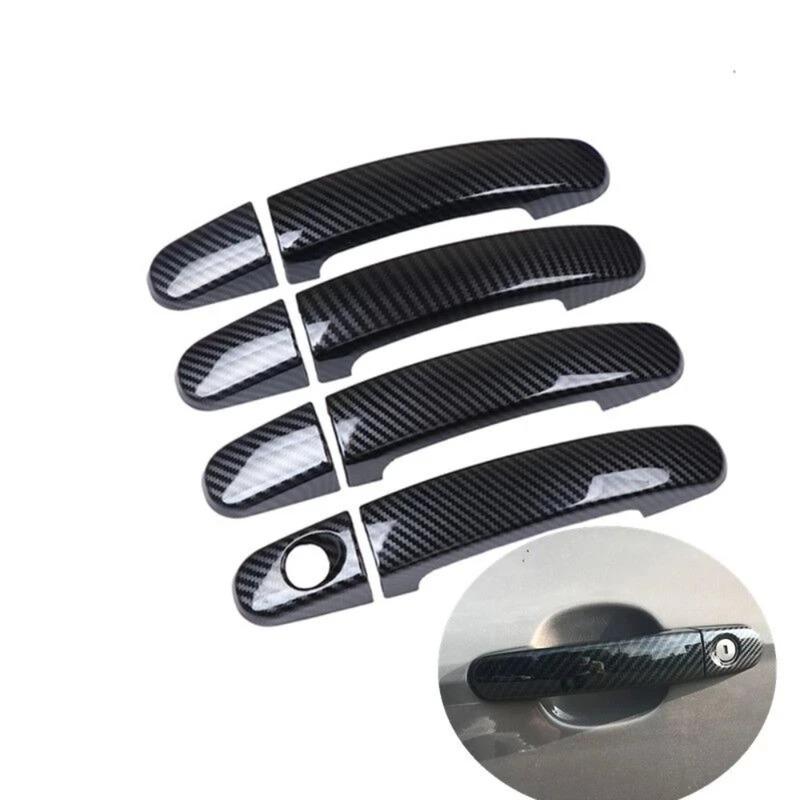 Door Handle Cover Trim For Ford Focus Mk3 Kuga 2012-2018 ABS Chrome Glossy Black Sticker Car Styling Accessories