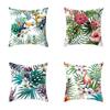 Tropical Plant Leaf Print Pillowcase Home Bedroom Room Decoration Office Chair Living Room Sofa Cushion Cover 45x45cm