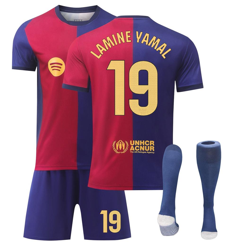 2425Barcelona Jerseys Комплект спортивной формы для футбольного тренировочного костюма