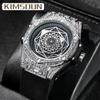 Часы мужские топовые брендовые роскошные часы с бриллиантами модные трендовые креативные мужские часы силиконовые ночник водонепроницаемые спортивные кварцевые настольные