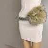 Spicy Girl Style Furry Waistband Y2K Plush Waist Belt Fashion Leather Fur Belt  Daily