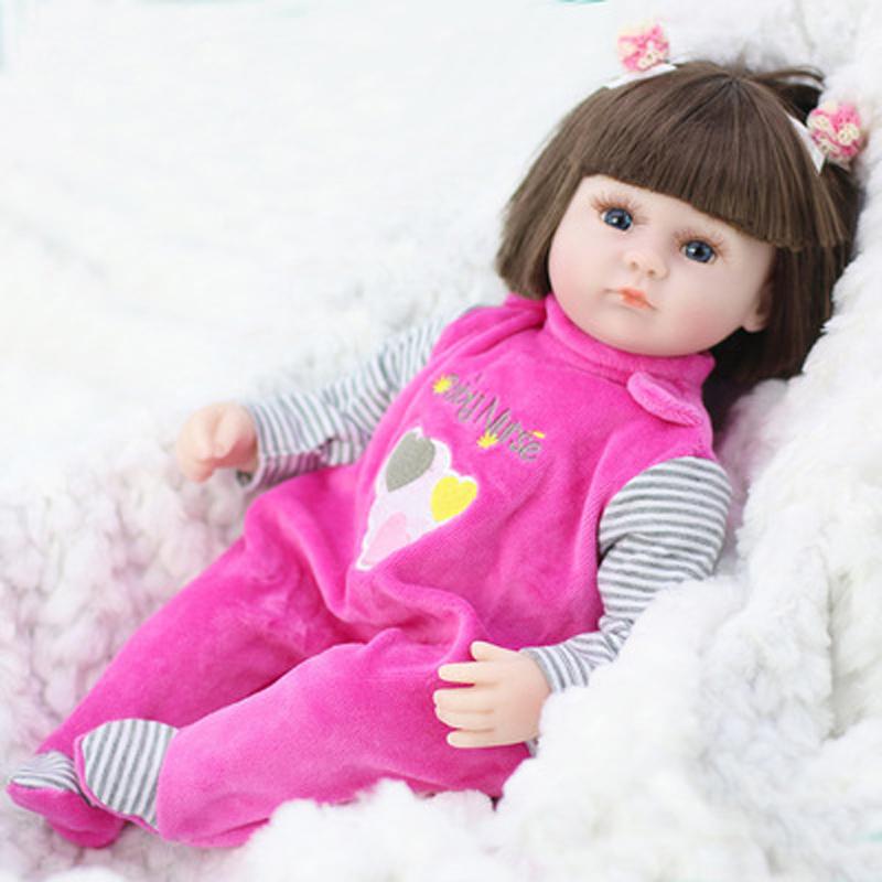 42cm Toy Full Body Silicone Water Proof Bath Toy Popular Reborn Toddler Baby Dolls Bebe Doll Reborn Lifelike Soft Touch