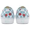 Vans Оригинальные кеды в клетку с клубничным принтом, прочные, дышащие, низкие, из парусины, унисекс, зеленые, белые VN0A5KS9LTB