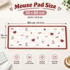 Large Size Keyboard Mice Mat Cartoon Pattern Computer Desk Protector New Rubber Mouse Pad  Office