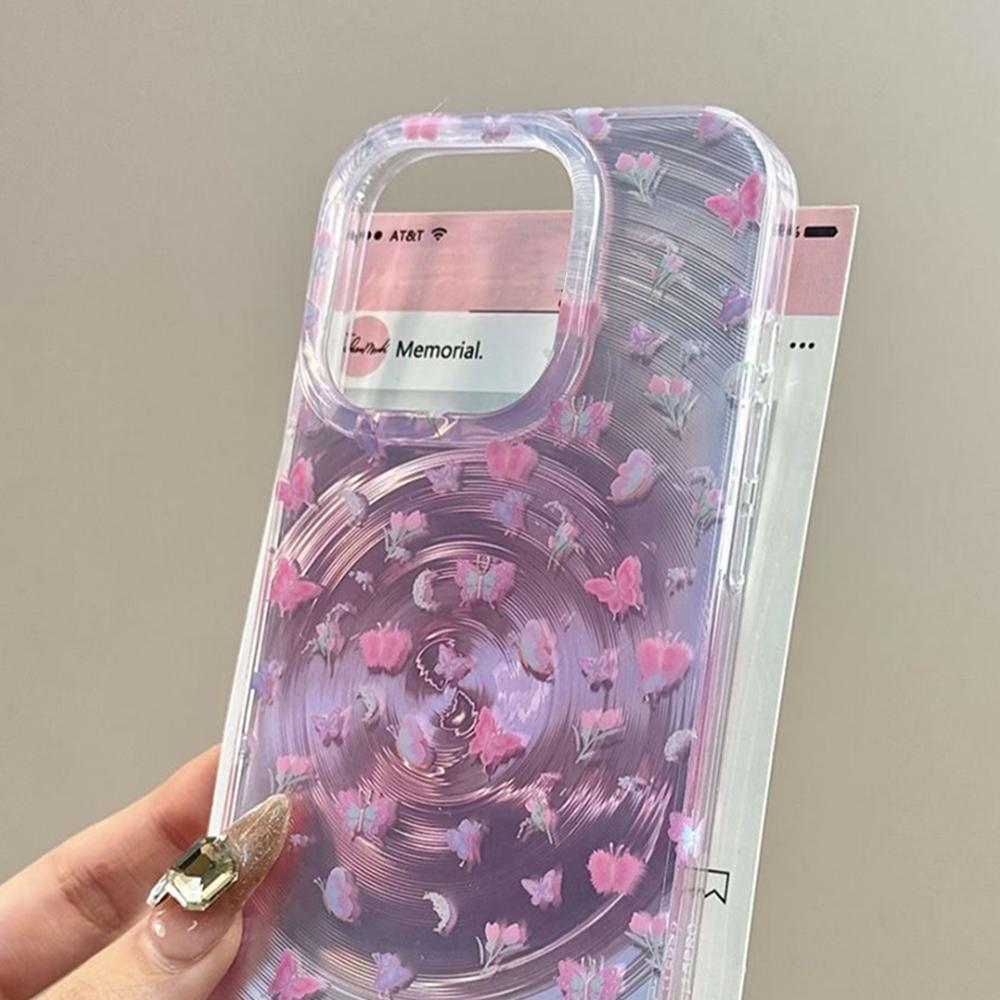 Чехол для телефона Vortex Laser для iPhone 11 Fundas iPhone 13 16 Pro Max 14 15 12 13promax, противоударный, мягкий, из ТПУ, чехол-бабочка