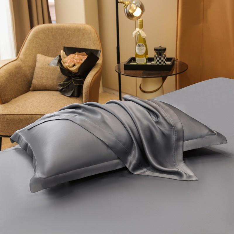 100% Pure Mulberry Silk Pillowcase 48x74cm Single Or Pair Gift Boxed Luxury Bedding Sleep Care Wedding