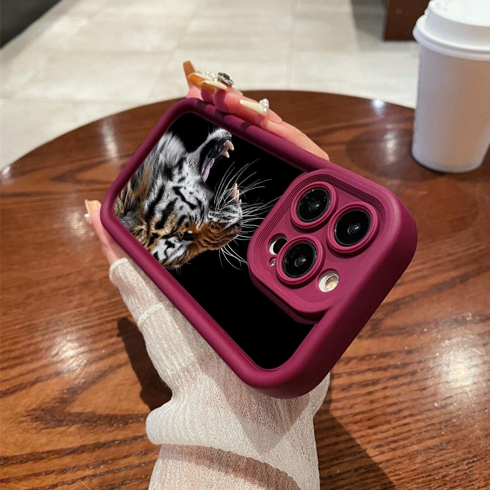 LZ30 Tiger Lion Cat силиконовый чехол для телефона Samsung A15 A35 S24 S23 Ultra S22 S21 Plus S20 FE A05 A06 A54 A55 A53 A14 M15 противоударный задний чехол