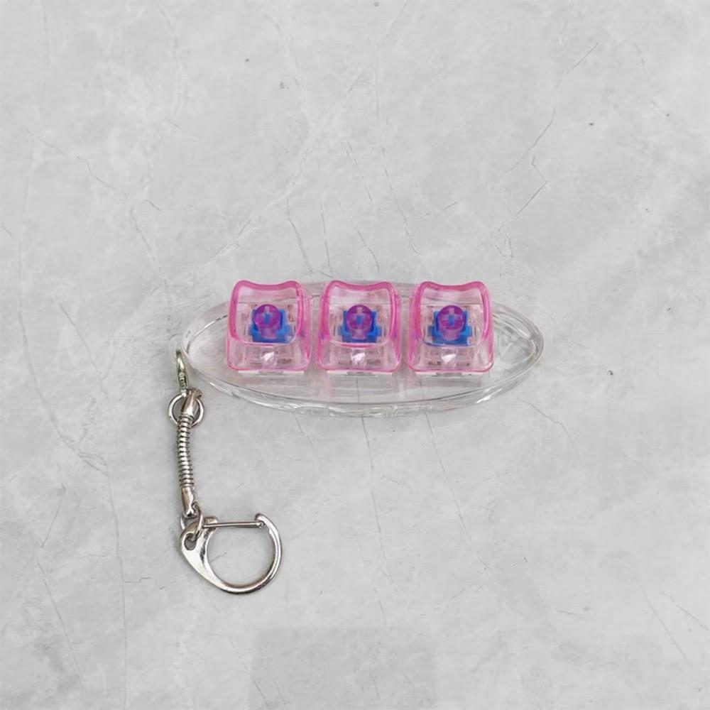 Снятие стресса Кейкап Игрушка-щипалка 3 клавиши Кнопка Кликер Игрушка Новый Кнопочный Кейкап