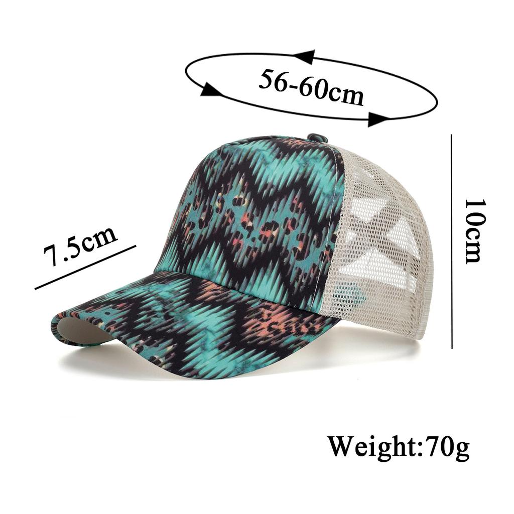 New Wave Cross Mesh Cap Baseball Cap Sun Cap