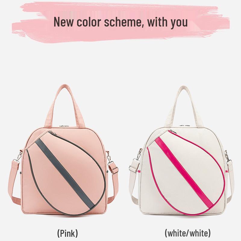 Korean Style 2025 Tennis & Badminton Bag – Large Capacity, Handheld, Single Shoulder, Crossbody Racket Bag