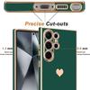 Case and 2 Tempered Glasses - Booling - for Samsung Galaxy S25 Ultra - Shockproof - Night Green - Elegant