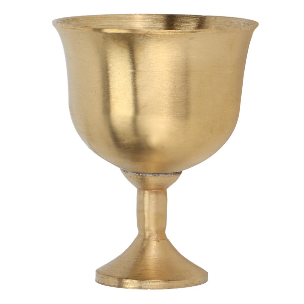 Brass Wine Goblet Exquisite Elegant Drinking Wine Cup Decoration Collection Gift