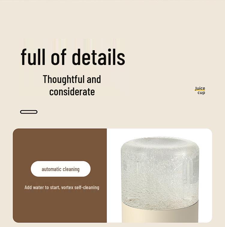 Кубок Соковыжималка: Большая вместимость, беспроводной, портативный, многофункциональный блендер для колки льда и приготовления свежевыжатого сока