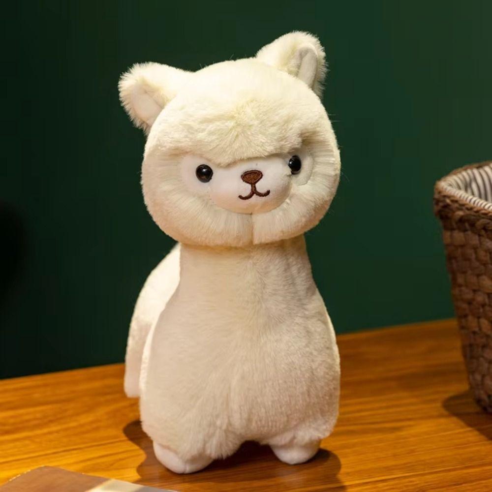PP Cotton Alpaca Plush Toys Soft Animals Stuffed Toys Cute Plush Llama Dolls  Birthday Gifts