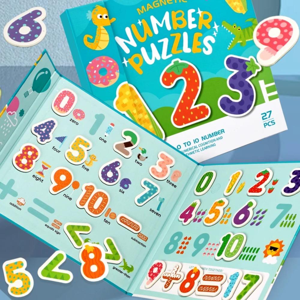 Детская математика Арифметика Магнитные наклейки Игры на разложение чисел Раннее обучение малышей Математические игрушки Монтессори Обучающие игрушки