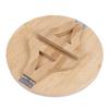 Circular Snack Tray Natural Wooden Armrest Tray Practical Sofa Tray  Item Storage