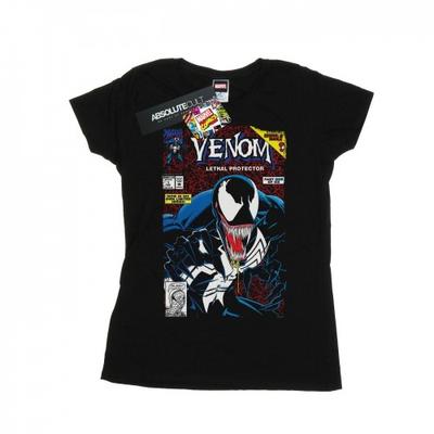 Женская/дамская хлопковая футболка Venom Lethal Protector