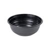 [.co.jp Exclusive] Strix Design Disposable Bowls, 1070ml, Black, 25-Count, Perfect for Events, Food Stalls, and Takeout (SD-196)