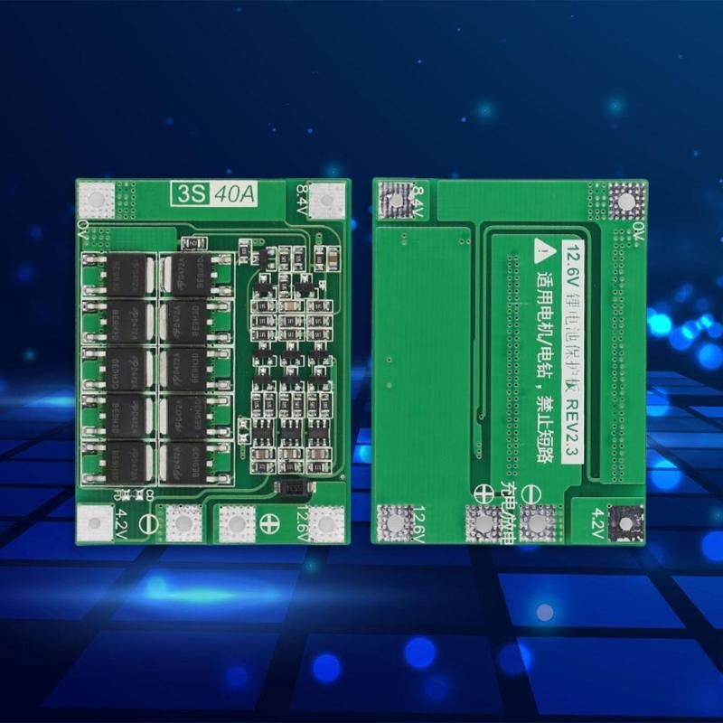Комплект из 2 4S 40A Литиевых Аккумуляторов 18650 Зарядка BMS Плата Защиты с Балансировкой для Двигателей Дрели Множественная Защита