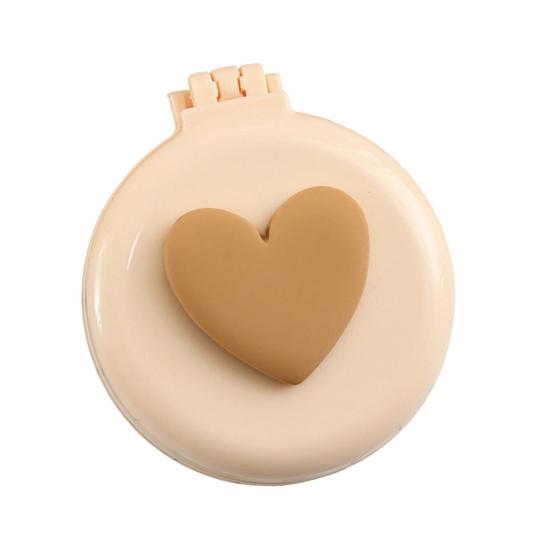 Мини-складная расческа 2-в-1 с зеркалом для макияжа, портативная дорожная расческа с воздушной подушкой, массажная расческа для кожи головы для женщин и девушек, распутывающая расческа