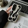 For Samsung Galaxy A16 4G/5G Case Hollow Flame Design Matte TPU Phone Cover