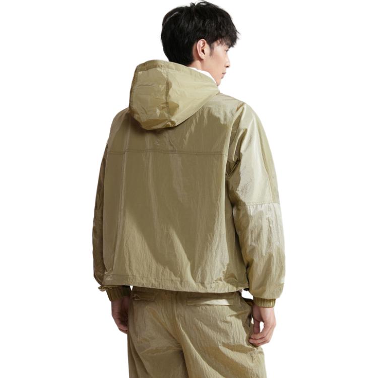 Calvin Klein Куртка с капюшоном и нашивкой-логотипом, мужская, цвет травяно-зеленый J324663-LIX