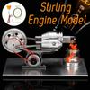 Mini Stirling Engine Model Hot Air Power Generator Motor Physics Experiment Toy