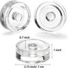 Heavy Fermentation Glass Weights Transparent Cheese Fermentation Lid Canning Weights  Canning