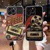 Винтажная Кассетная Лента Ретро Чехол Для Телефона Для iPhone 17 16e 16 15 14 13 12 11mini Pro Max X XR XSMAX 8 7 Air Plus Мягкий Чехол