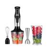 Handheld Blender, 1200W Immersion Hand Stick Blender, Stainless Steel Hand Stick Blender, 4-In-1 Hand Blender With Egg Whisk, Beaker & Chopper Bowl