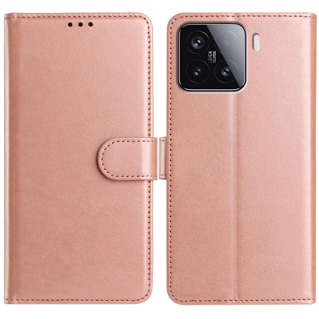 For Xiaomi 15T Pro Wallet Phone Case Stand PU Leather Folio Flip Cover with 8 Card Slot
