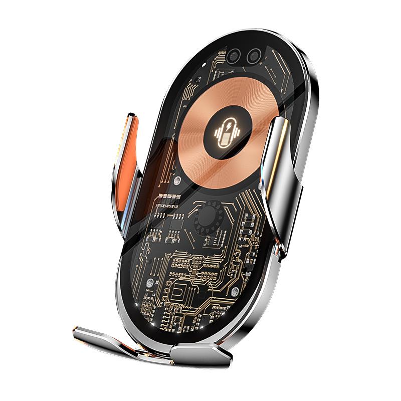 2024 M11 Magic Clip, прозрачный дизайн линий, автомобильный кронштейн с беспроводной зарядкой для мобильного телефона, открывающаяся и закрывающаяся навигационная стойка, автомобильные принадлежности