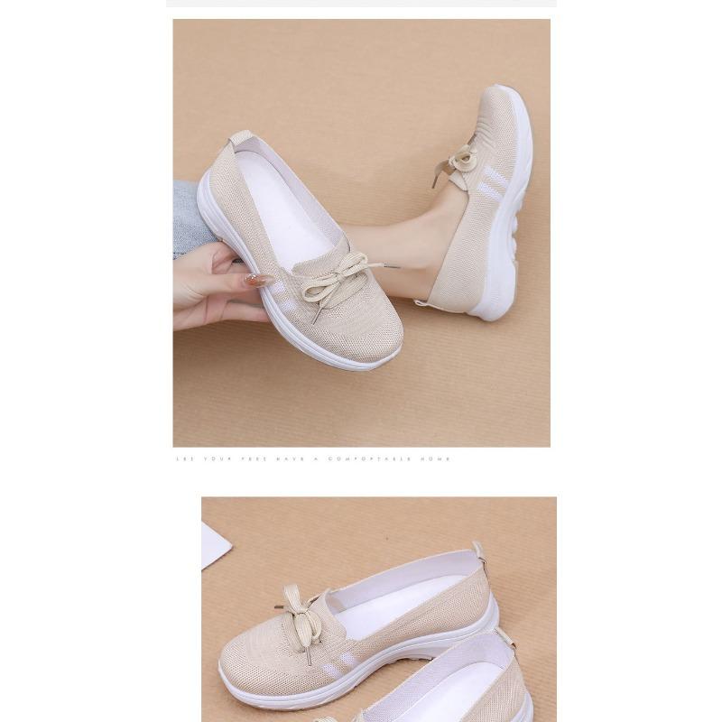 Весенне-осенние женские новые удобные для ног туфли на мягкой подошве для ходьбы, повседневная модная спортивная женская обувь, туфли на плоской подошве для женщин среднего и пожилого возраста