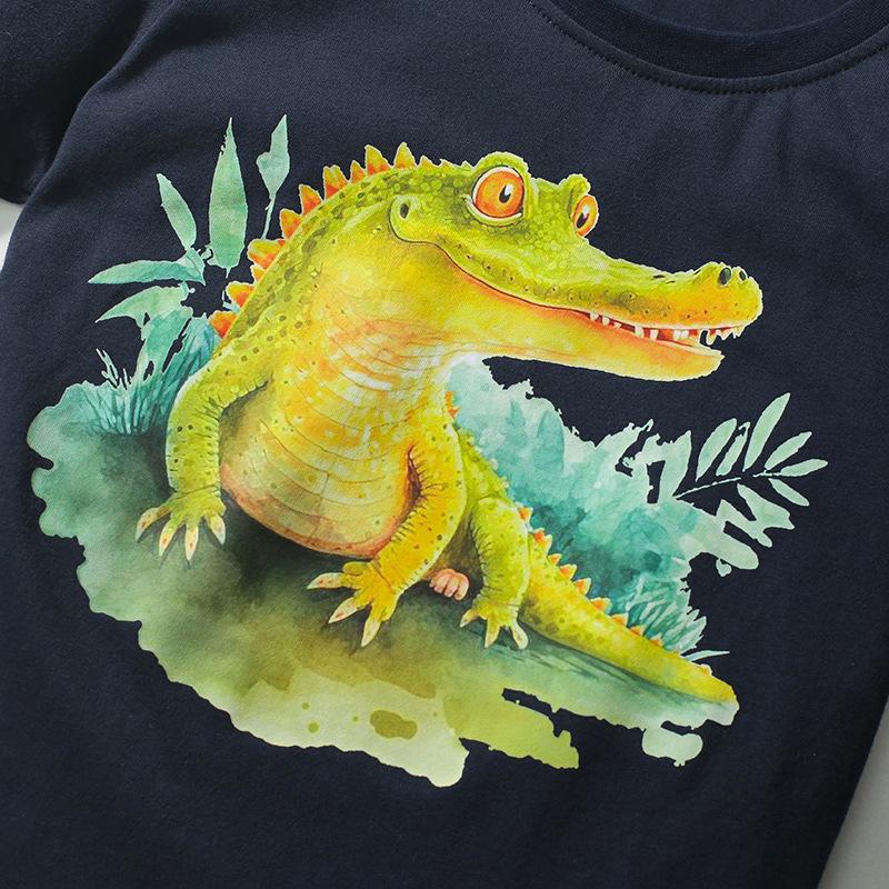 Детская одежда чистый хлопок детская футболка с коротким рукавом спортивная модная летняя одежда топы для мальчиков футболка из чистого хлопка