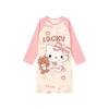Girls Cotton Long Sleeve Pajama Set Cartoon Print Sleepwear Winter Home Wear