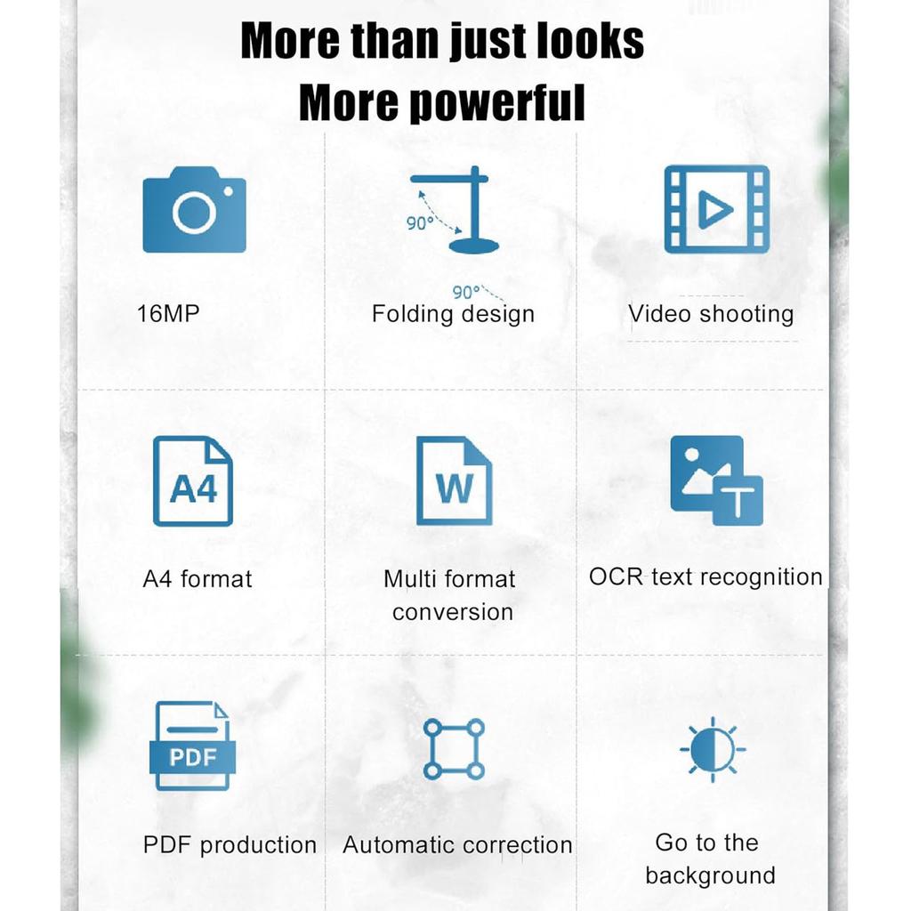 16-мегапиксельная USB-документ-камера с микрофоном, автофокусом, 4K-веб-камера с гибким держателем для онлайн-обучения