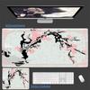 Plum BlossomCloud Extended Gaming MousePad Minimalist Oriental DeskMat NonSlip Keyboard Pad keyboard pad NonSlip