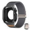 Чехол+нейлоновый ремешок для Apple Watch S11 S10 42 46 мм 9 8 7 6 5 4 SE3 Защитный из ПК+ТПУ для Iwatch Ultra 3 49 мм 45 мм 41 44 40 мм 38 мм