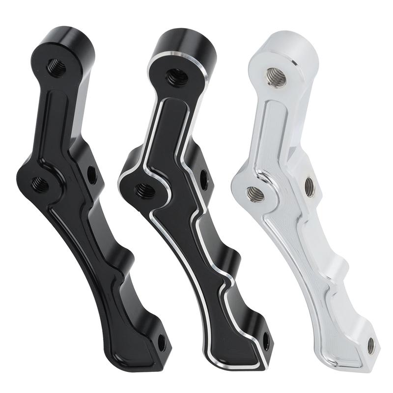 Radial Brake Caliper Bracket Front Disc Brake Caliper Mount for Harley Touring Dyna Glide Softail Sportster 11.5" 11.8" Rotors