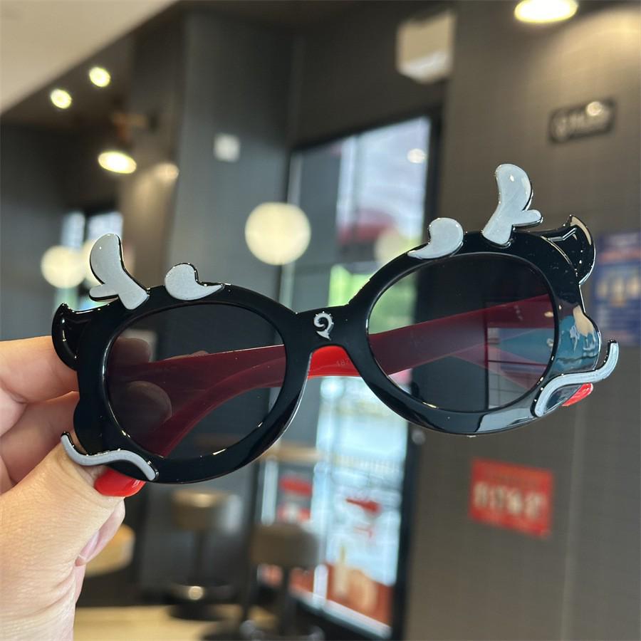 Мультяшные солнцезащитные очки Дракона Ао Бин для детей: Милые праздничные фотоочки для мальчиков и девочек