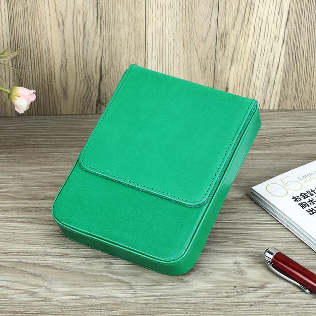 Handmade Fountain Pen Case Leather for Men Women Holder Pouch Retro Box Organizer Boys Girls School