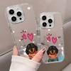 Милый такса собака любовь сердца чехол для телефона для iPhone 17 16 Pro 11 12 13 14 15 Pro Max 17 Air X XR XS 7 8 Plus задняя крышка-зеркало
