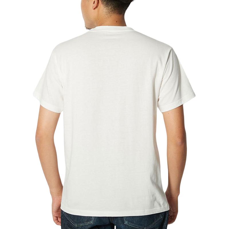 Snow Peak T-Shirts Men's Crew Neck Moderate Straight Fit TS-24SU201