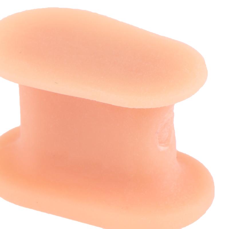 2Pcs I-Shaped Toe Splitter Gel Toe Separator Corrector Straightener Soft Silicone Toe Protector Spacer Foot Care Tool