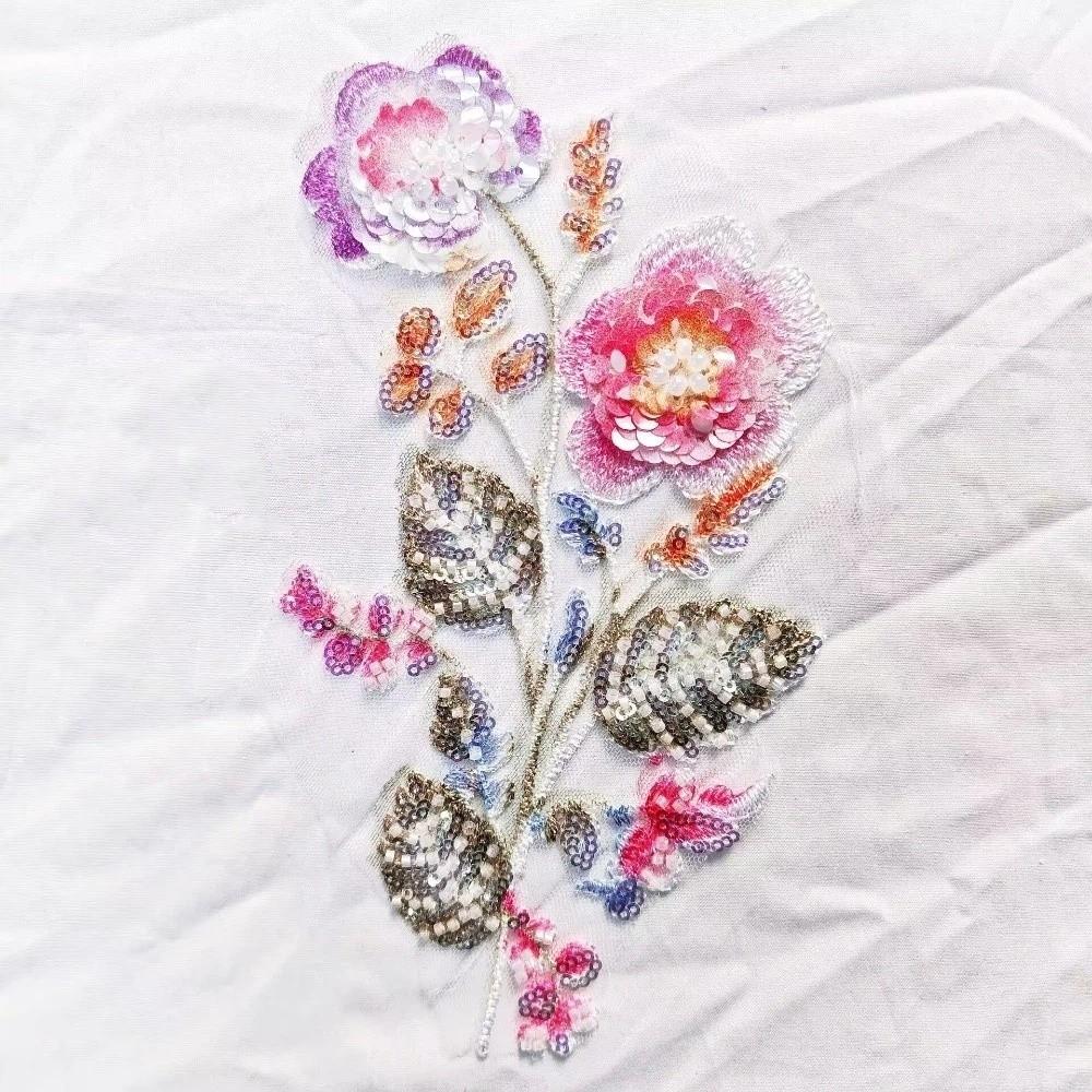 Sew on Embroidery Lace Parches Large Flower Flower Appliques  Wedding Dresses