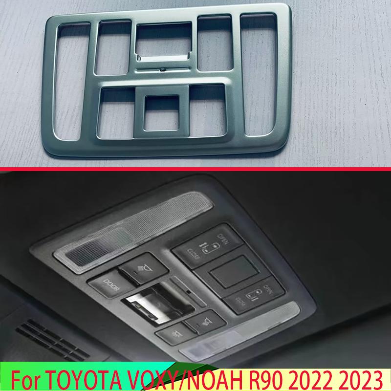 Для TOYOTA VOXY/NOAH R90 2024 Автоаксессуары ABS Хром Внутренние Огни Чтения Накладка-Отделка